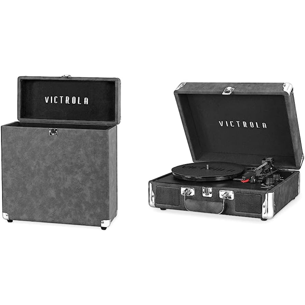 Victrola Vintage 3-Speed Bluetooth Portable Suitcase Record Player