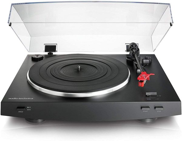 Audio-Technica AT-LP3BK Fully Automatic Belt-Drive Stereo Turntable, Black