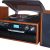 Boytone BT-24MB Bluetooth Classic Style Record Player Turntable with AM/FM Radio, CD/Cassette Player, 2 Separate Stereo Speakers, Record from Vinyl, Radio, and Cassette to MP3, SD Slot, USB, AUX.