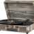 Victrola Vintage 3-Speed Bluetooth Portable Suitcase Record Player with Built-in Speakers | Upgraded Turntable Audio Sound| Includes Extra Stylus | Farmhouse (VSC-550BT-FSG)