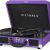 Victrola Vintage 3-Speed Bluetooth Portable Suitcase Record Player with Built-in Speakers | Upgraded Turntable Audio Sound| Includes Extra Stylus | Purple Glitter (VSC-550BT-GPR), 1SFA