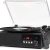 Vinyl Record Player Bluetooth with USB Digital FM Radio Remote Control Vintage Turntable for Vinyl Records with Speakers 3 Input RCA Line Out