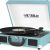 Victrola Vintage 3-Speed Bluetooth Portable Suitcase Record Player with Built-in Speakers | Upgraded Turntable Audio Sound| Includes Extra Stylus | Red, 1SFA (VSC-550BT-RD)