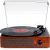 Vinyl Record Player Bluetooth Turntable with 2 Built-in Speakers 3-Speed Vintage LP Player, Support Bluetooth in RCA Out Aux in Headphone Jack