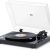 Belt Drive Turntable, Vinyl Record Player with Bluetooth Connection, Built-in Preamp, Support 33 1/3 & 45RPM Speeds, Adjustable Counterweight, AT-3600L, Full Piano Lacquer (Pearl White)