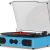Vinyl Record Player Portable Belt-Driven Vintage Turntable for Vinyl Record with Built-in Speakers, USB Recording, 33-1/3 45 78 RPM Bluetooth Retro Phonograph LP Player Support AUX in RCA Out, Yellow