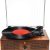 Vinyl Record Player Turntable with Upgraded Speakers Wireless Vintage Vinyl Player with USB Input, 3 Speed,AUX in,Headphone Jack and RCA Out