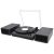 LP&No.1 Wireless Vinyl Record Player with External Speakers, 3-Speed Belt-Drive Turntable for Vinyl Albums with Auto Off and Wireless Input