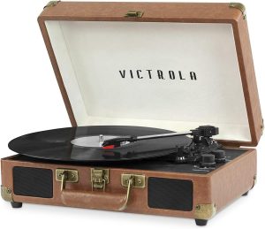 Victrola Brooklyn Special Edition 3-in-1 Bluetooth Suitcase Record Player with 3-Speed Turntable