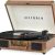 Victrola Vintage 3-Speed Bluetooth Portable Suitcase Record Player with Built-in Speakers | Upgraded Turntable Audio Sound|Peach Rose Gold, Model Number: VSC-550BT- TPG