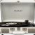 Crosley CR8005F-WS Cruiser Plus Vintage 3-Speed Bluetooth in/Out Suitcase Vinyl Record Player Turntable, White Sand