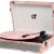 Record Player with Built-in 2 Speakers, Vintage 3-Speed Portable Bluetooth Suitcase Vinyl Player with USB SD Recording, MP3 Converter, RCA/AUX/Headphone Jacks,Turntable Floral