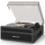 Vinyl Record Player Bluetooth with Built-in Speakers, 3 Speed Belt-Drive Turntable for Vinyl Records, Headphone Jack, RCA Line Out, Auto Stop
