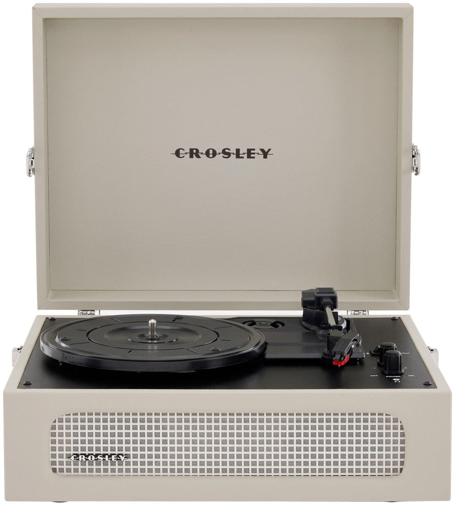 Crosley Record Player And Speakers Crosley CR8017B-DU Voyager Vintage Portable Vinyl Record Player