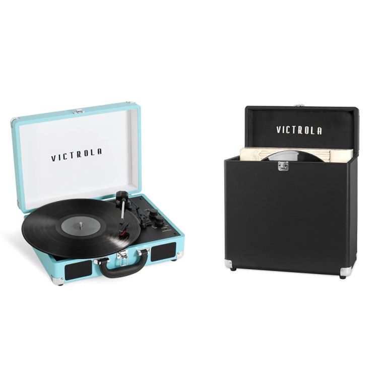 Victrola Journey+ Bluetooth Suitcase Record Player Turntable Players