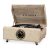 Victrola’s 4-in-1 Highland Bluetooth Record Player with 3-Speed Turntable with FM Radio, Farmhouse Walnut (VTA-330B-FNT)