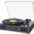 Vinyl Record Player Vintage Wireless Bluetooth Record Player with Enhanced Speakers, USB Recording, LP Player with 3-Speed Belt Drive Turntable Support RCA Line-Out AUX Input, Light Pink