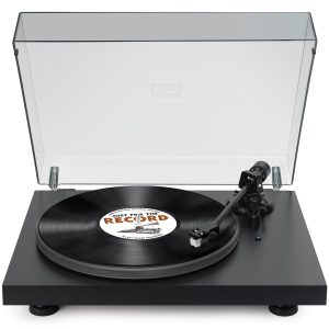 Vinyl Record Player with Bluetooth Output,Belt-Drive Turntable with USB Recording Magnetic Cartridge Supports Counter Weight,Pitch and 33&45 RPM Speed