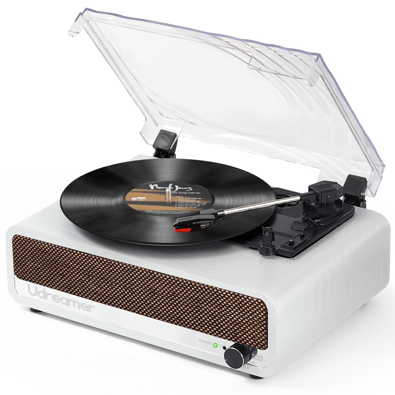Vinyl Record Player with Speakers Bluetooth Turntable Vintage Portable Vinyl Player Support USB