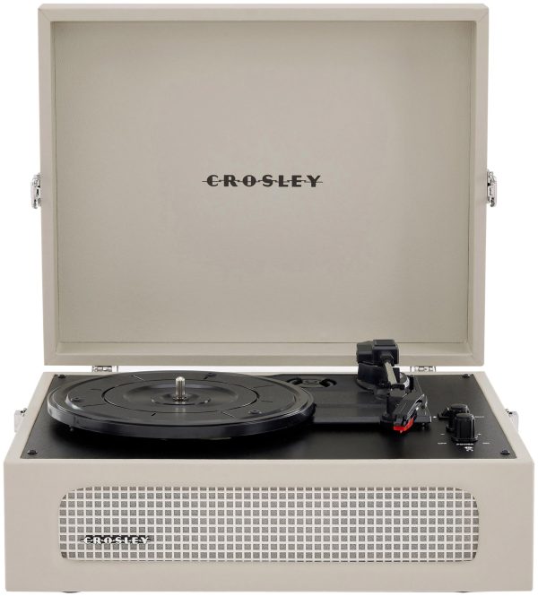 Crosley CR8017B-FL Voyager Vintage Portable Vinyl Record Player Turntable with Bluetooth in/Out and Built-in Speakers, Floral