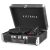 Victrola Journey+ Vintage 3-Speed Bluetooth Portable Suitcase Record Player with Built-in Speakers | Upgraded Turntable Audio Sound| Includes Extra Stylus | White/Silver