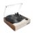Victrola Eastwood II Record Player with Speakers – Bluetooth 5.1 and Vinyl Stream Technology, Vintage Style 3-Speed Vinyl Player, Audio Technica AT-3600LA Cartridge (Black)