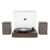 Victrola Harmony – Bluetooth Turntable System– 3-Speed Vinyl Record Player, Stereo Bookshelf Speakers, Mid-Century Up-to-date style, Audio Technica ATN3600L, Bluetooth Input and Output (Walnut)