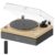 AudioSource Vinyl Record Player, Bluetooth Turntable with 2.1 Channel Speaker, 120W, Built-in Subwoofer, High Fidelity 2-Speed Belt Drive, Patented Speaker Isolation Design, AT33