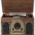 Crosley CR7025A-WA Hayes 8-in-1 Bluetooth Vinyl Record Player, 3-Speed Turntable, CD, AM/FM Radio, Cassette, Walnut