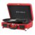 Victrola Journey Bluetooth Portable Suitcase Record Player – with Built-in Speakers, 3 Speed Vinyl Record Player, RCA Out, Headphone Jack (Marsala)