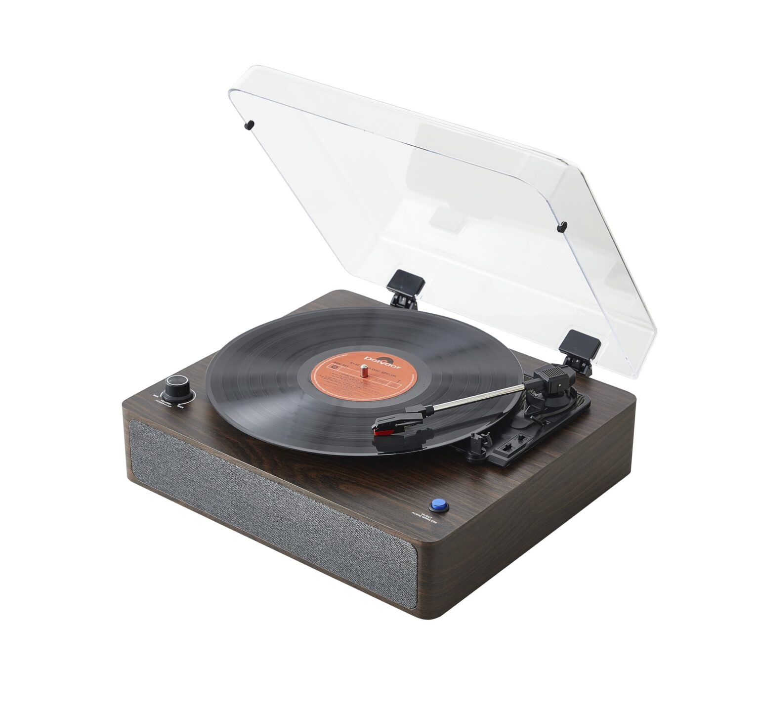 Auspicium Turntables Belt-Drive Record Player with Turntable Built-in ...