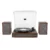 Victrola Harmony – Bluetooth Turntable System– 3-Speed Vinyl Record Player, Stereo Speakers, Audio Technica ATN3600L, Bluetooth in & Out (Natural)