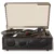 Vinyl Record Player with 4 Built-in Speakers, Bluetooth, 3-Speed, Brown | 4 Built-in Speakers, Bluetooth Input, 3-Speed Auto-Stop, Ruby Stylus, AUX/RCA & Headphone Jack for Flexible Home Listening.