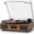 Vinyl Record Player with Speakers, Bass Control, 3-Speed Turntable | Vinyl Record Player with Speakers, Bass Control, 3-Speed Turntable