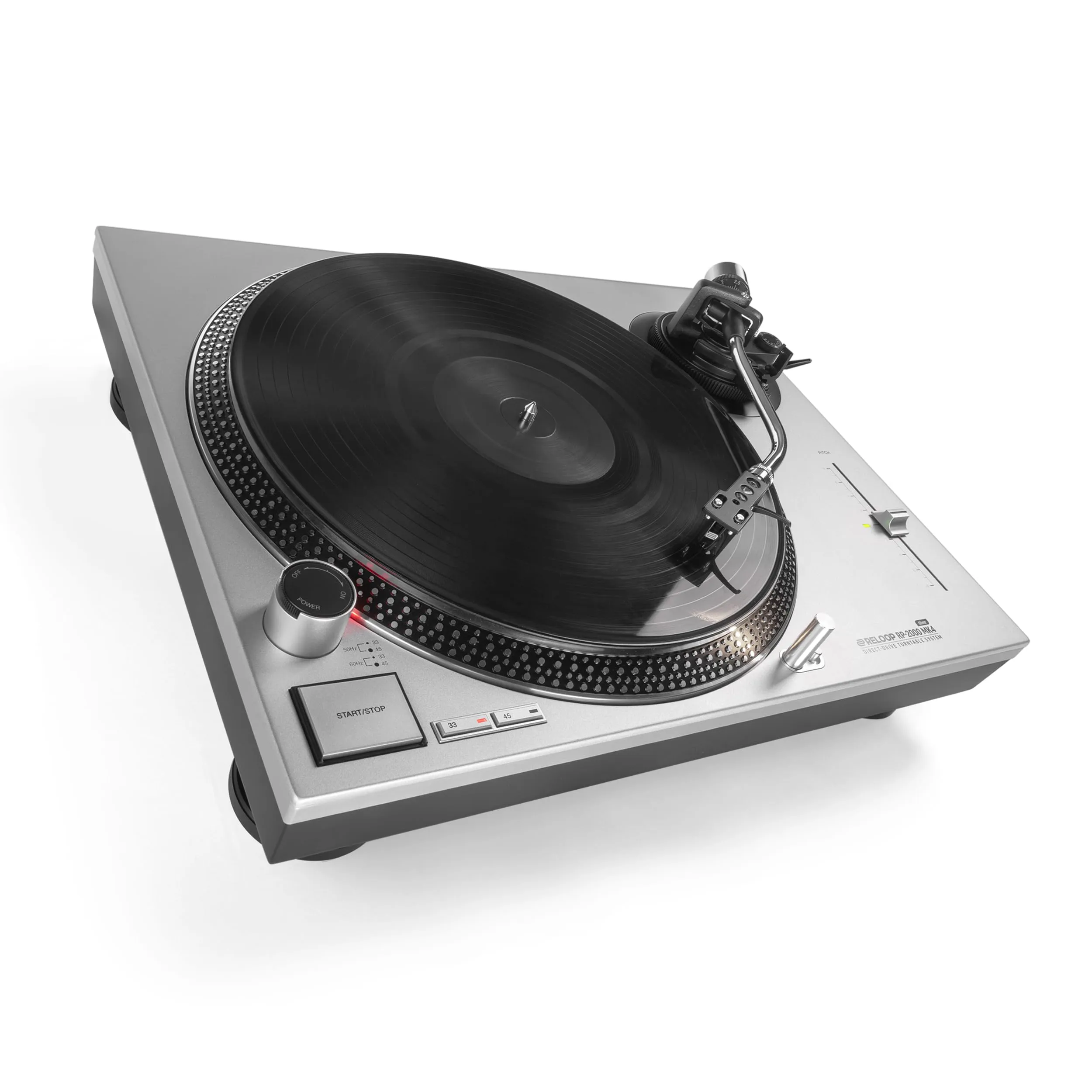 Reloop RP-2000 MK4 Direct-Drive Turntable System, Black